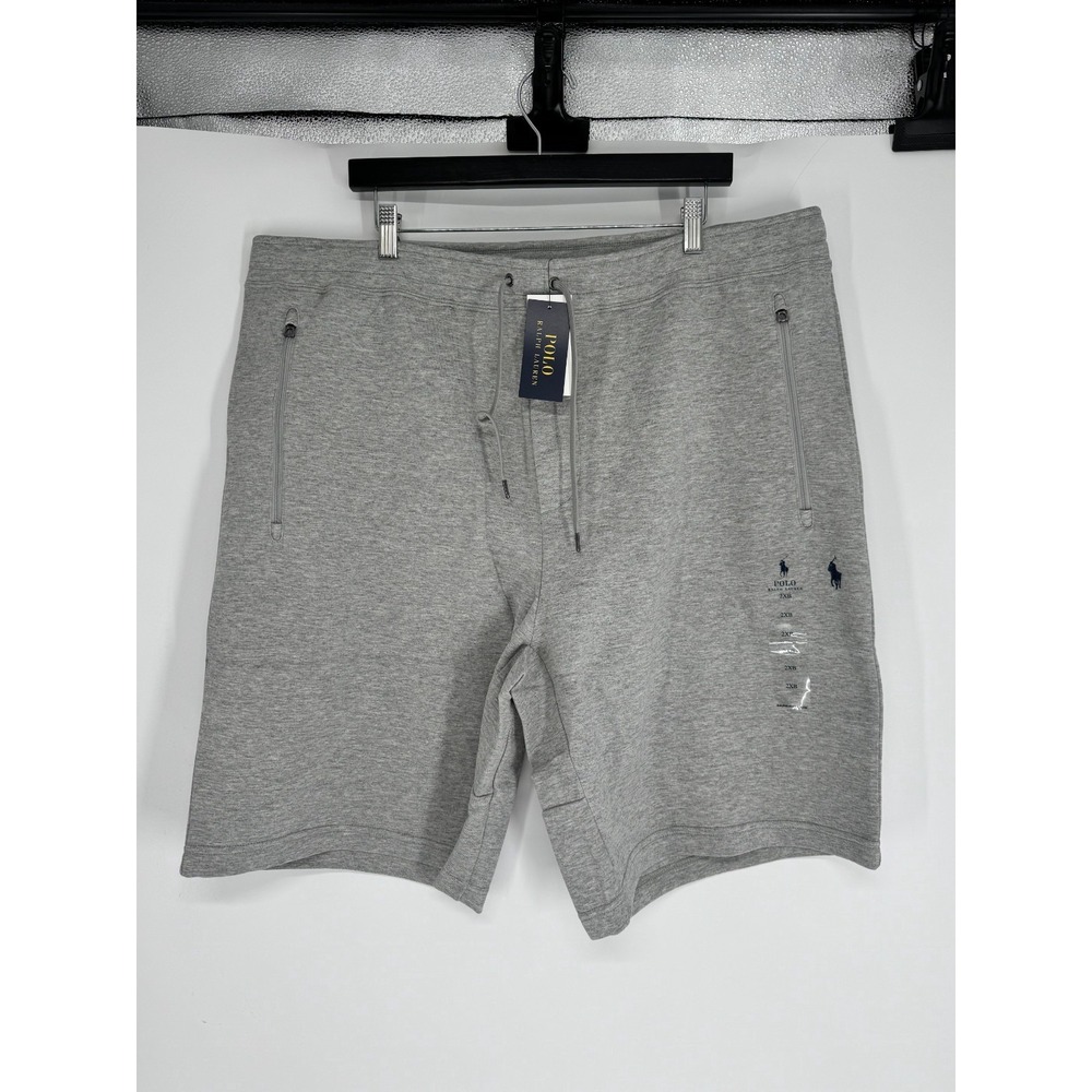 Polo Ralph Lauren Double Knit Sweat Shorts 2XL Big 2XB Pony Light Heather Grey